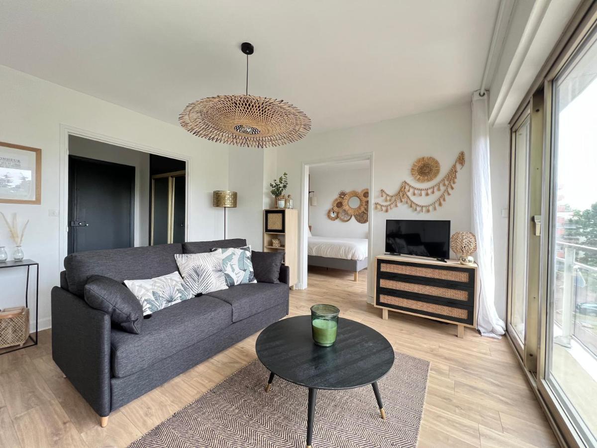 Residence De L'Hermitage, T2 Avec Parking Le Touquet Exteriör bild